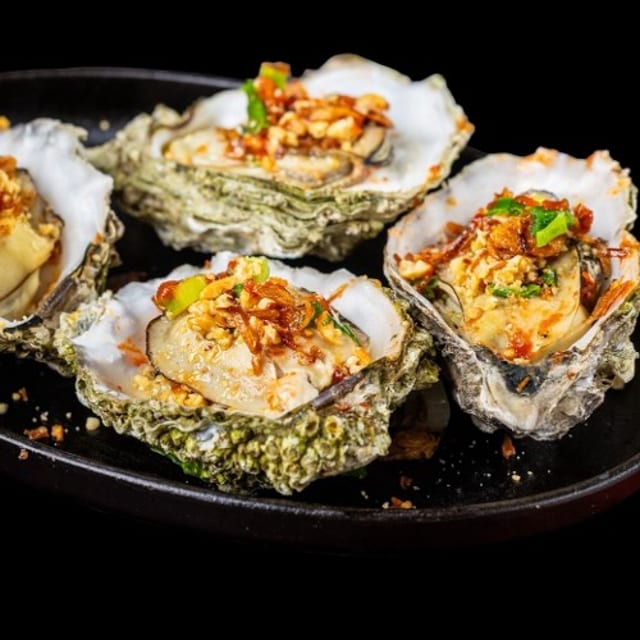 Nướng Mỡ Hành / Grilled Buttered Scallion.