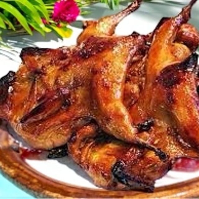Chim Cút Nuong/ BBQ Quails.