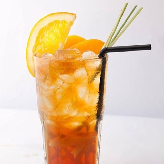 Trà Đào Cam Sả / Peach Orange Lemongrass Tea.