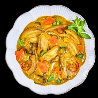 Heo Rừng Xào Lăn / Sautéed with Curry, Turmeric, Coconut Milk