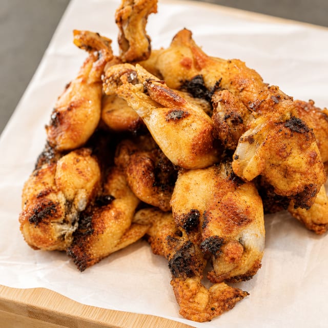 Ếch Tươi Nướng / Grilled Fresh Frogs.
