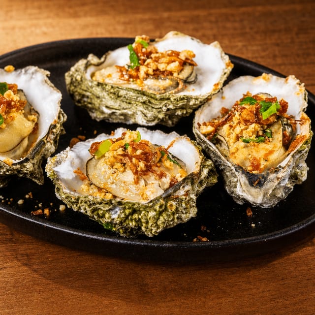 Nướng Mỡ Hành / Grilled Buttered Scallion.
