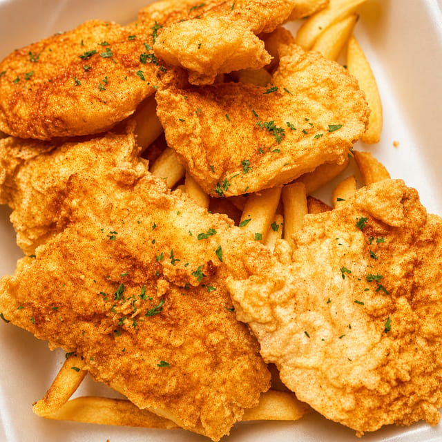 Catfish & Fries / Cá Chiên and Khoai Chiên.