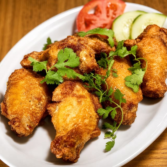 Cánh Gà Chiên Nước Mắm / Chicken Wings with Fish Sauce.