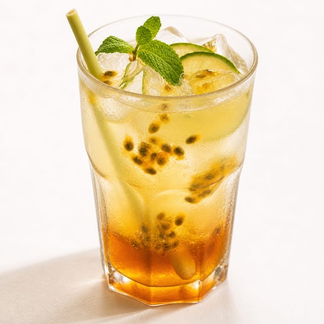 Soda Chanh Dây / Passion Fruit Soda.