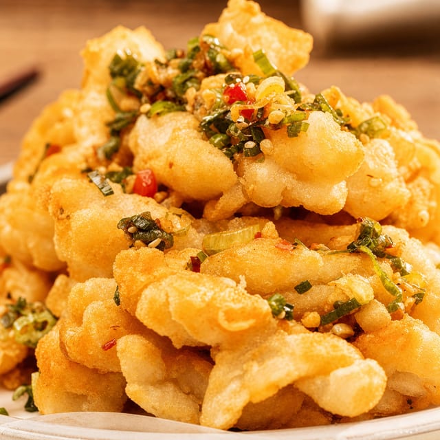 Mực Nang Rang Muối / Salt & Pepper squid.
