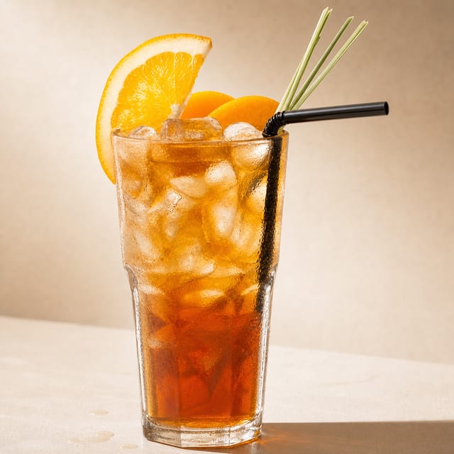 Trà Đào Cam Sả / Peach Orange Lemongrass Tea.